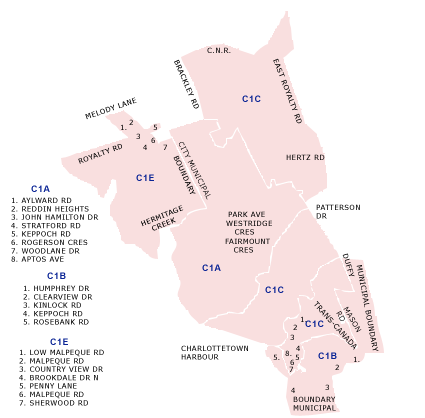 island charlottetown edward prince map codes topmoving tools ca fsa